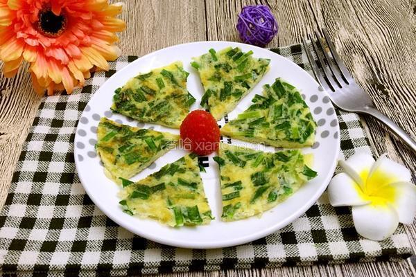 韭菜摊鸡蛋的做法图解9