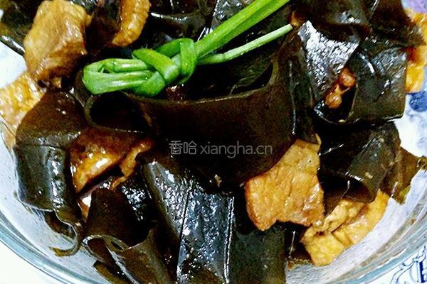 红烧肉炖海带的做法图解6
