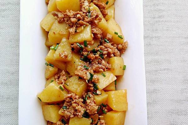 土豆肉末的做法图解8