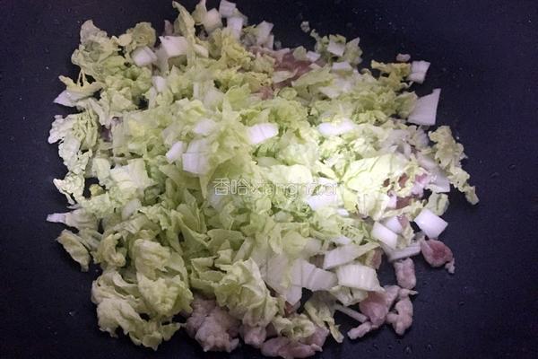白菜瘦肉粥的做法图解4