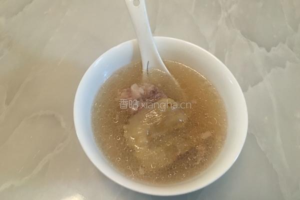 排骨鱼胶汤的做法图解7