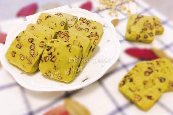 抹茶蜜豆饼干的做法图解17