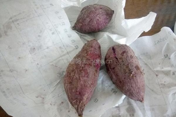微波炉蒸紫薯的做法图解8