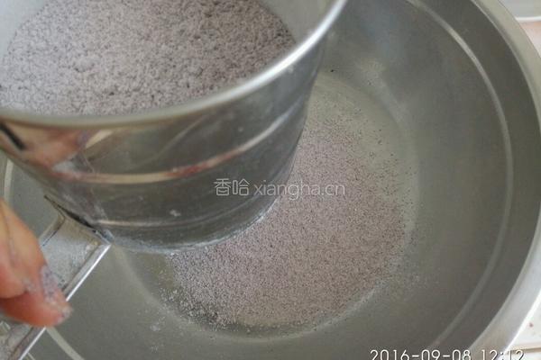 黑米松糕的做法图解6