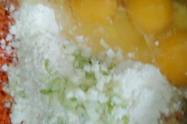 虾仁鸡蛋饼的做法图解6