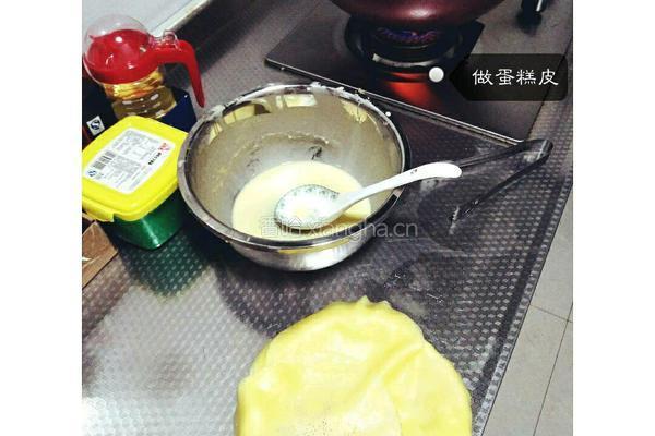 榴莲千层蛋糕的做法图解5