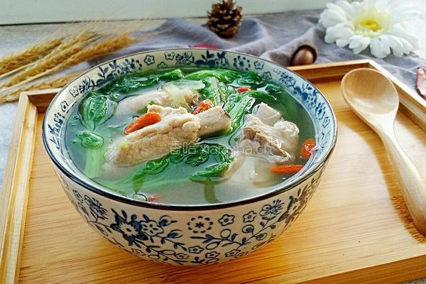 小白菜排骨汤的做法图解9