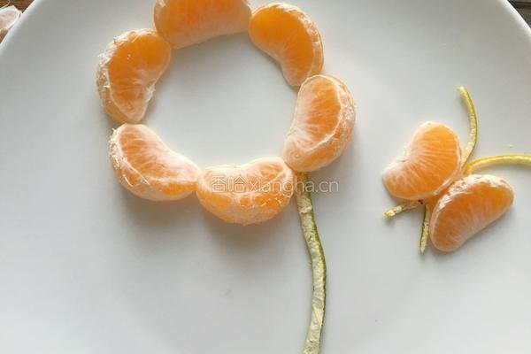 橘子石榴花的做法图解3