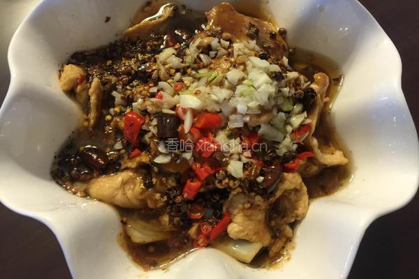 水煮鸡片的做法图解17