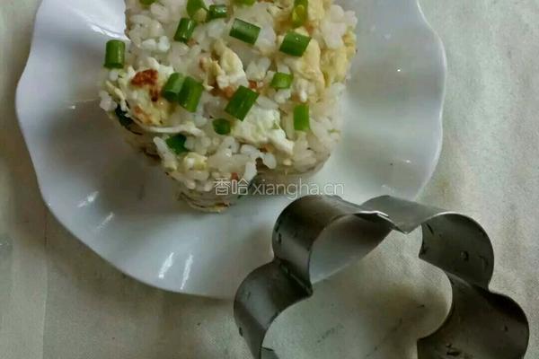 洋葱蛋炒饭的做法图解8