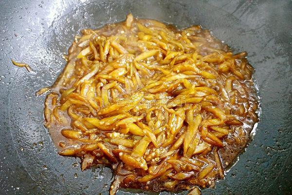 茄丝打卤面的做法图解4