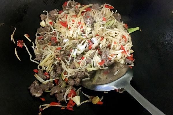 白萝卜炒牛肉的做法图解11