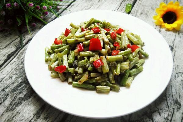 辣炒豆角的做法图解7