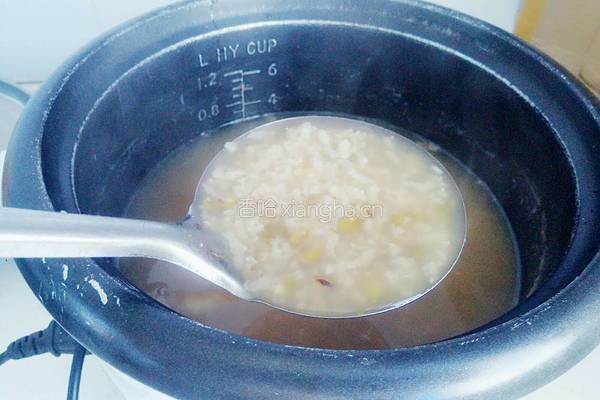 绿豆粥的做法图解7