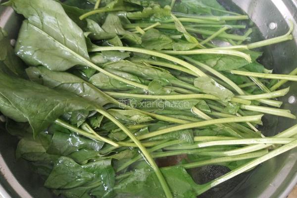 菠菜馅饺子的做法图解3