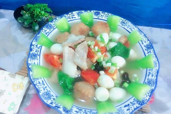 蹄膀菜圆汤的做法图解5