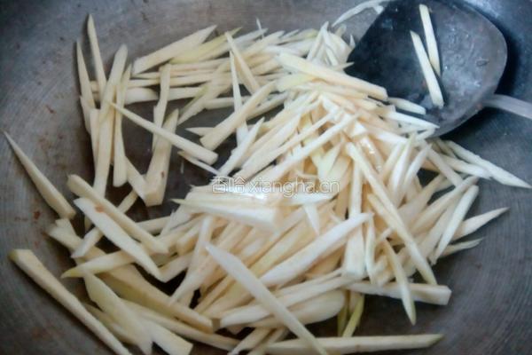 茭白牛肉丝的做法图解8