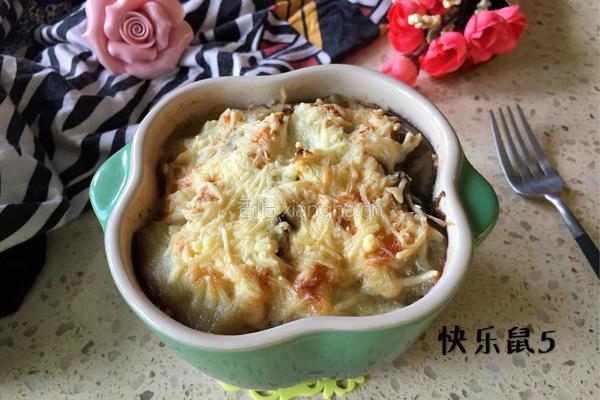 焗肉末茄子的做法图解9