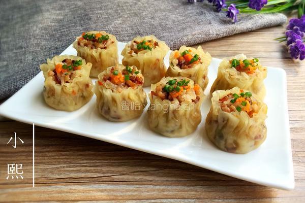干蒸烧卖的做法图解13