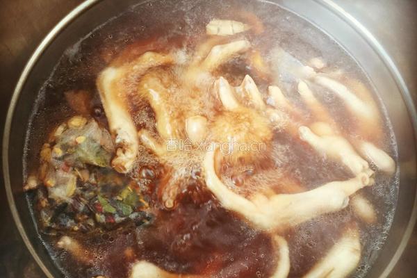凉拌鸭脚的做法图解4