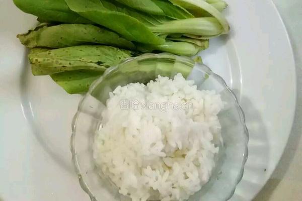 炒菜饭的做法图解1