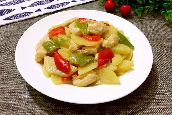 土豆片炒鸡的做法图解9