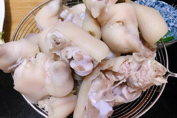 黄豆炖猪脚的做法图解4