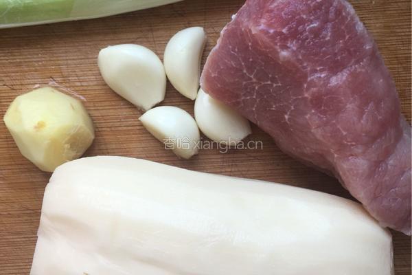 藕炒肉片的做法图解1