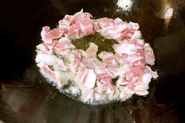 白辣椒炒肉的做法图解3