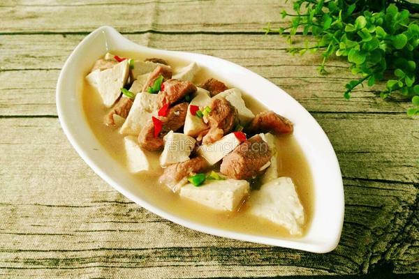 羊肉炖豆腐