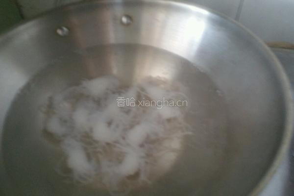 鲜菇油菜炒魔芋结的做法图解1