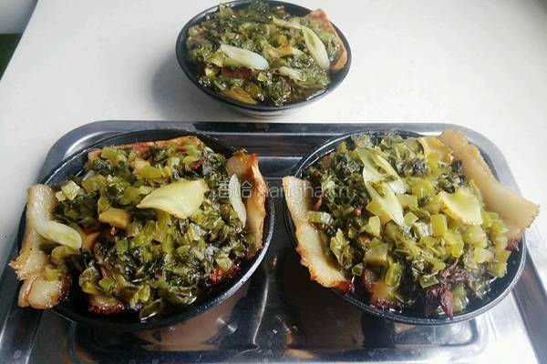 酸菜扣肉的做法图解17