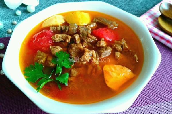 牛肉炖地瓜柿子的做法图解13