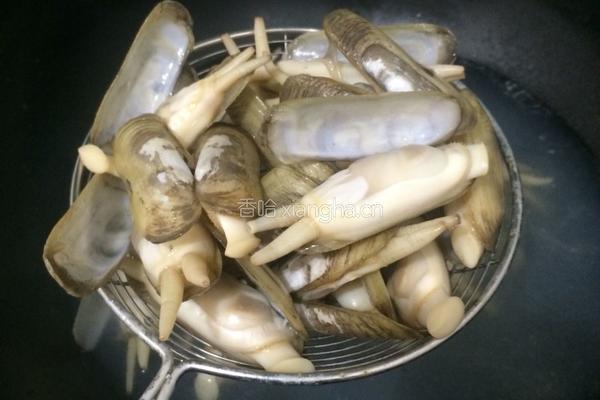 爆炒蚶子的做法图解2
