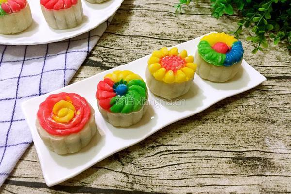 冰皮红豆沙月饼的做法图解24
