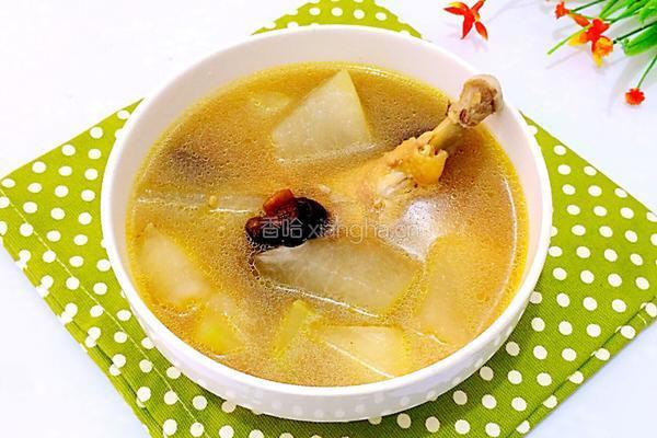 香菇冬瓜鸡汤的做法图解7