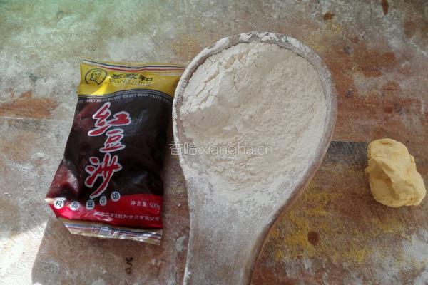豆沙酥饼的做法图解1