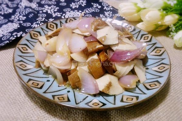 洋葱炒豆干的做法图解8