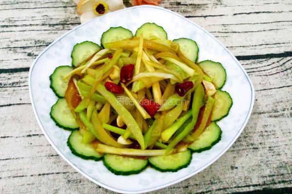 凉调佛手瓜的做法图解5