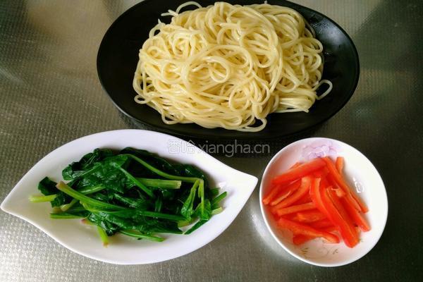 素炒冷面的做法图解2