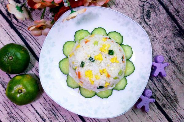 黄瓜蛋炒饭的做法图解10