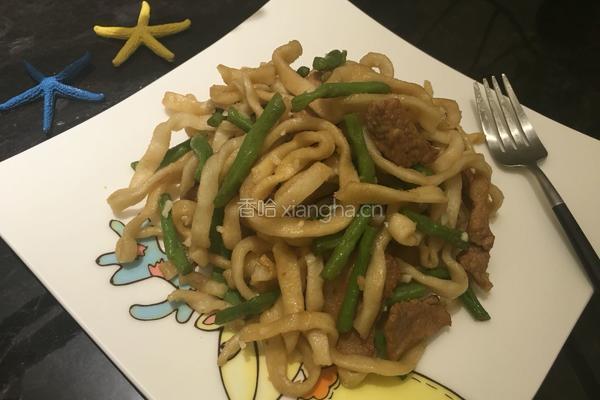 豆角蒸面条的做法图解11