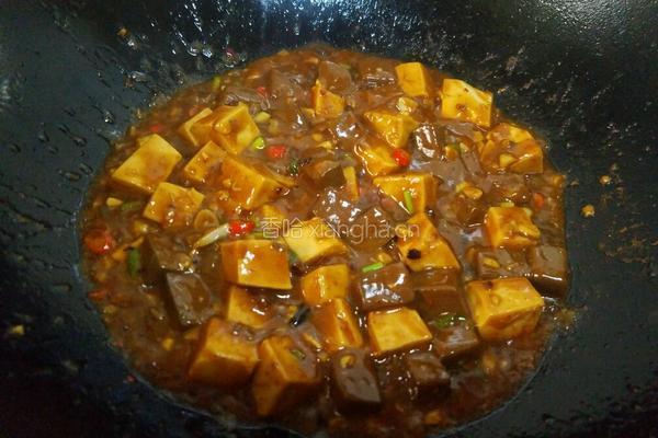鸭血烩豆腐的做法图解11