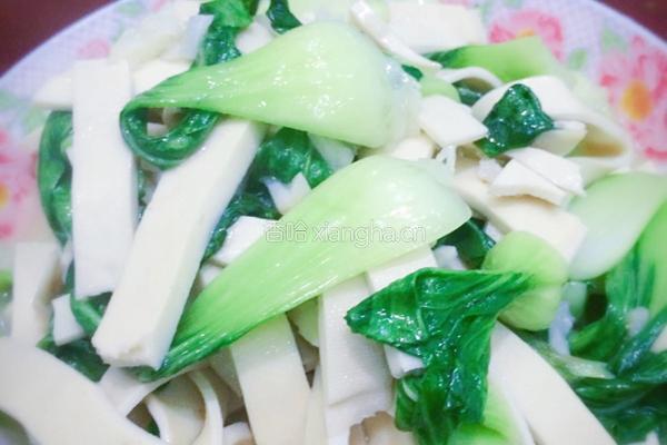 千张炒青菜的做法图解6