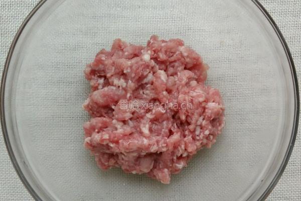 蒸肉丸的做法图解1