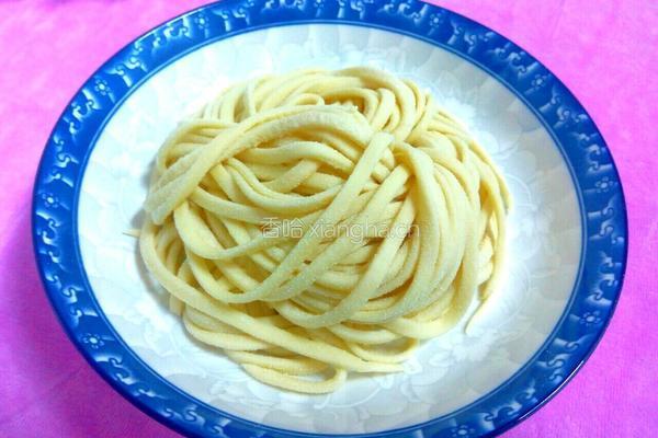 牛奶面条