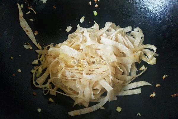 炒烙饼的做法图解7