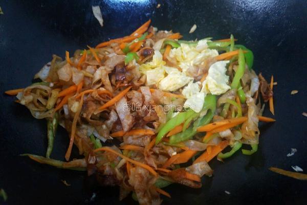 炒烙饼的做法图解9