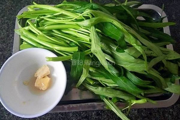 腐乳通菜的做法图解2