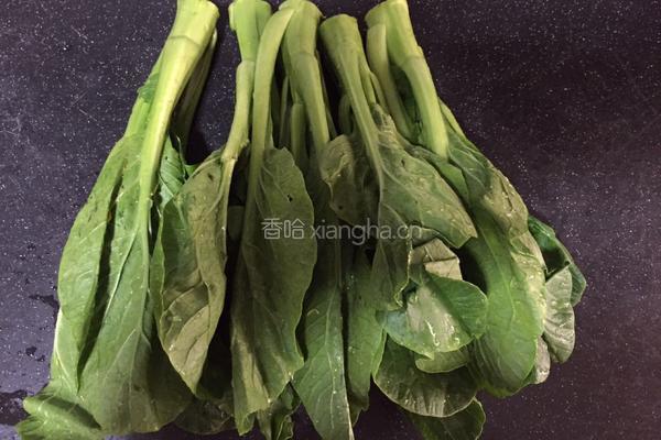 炒小油菜的做法图解1
